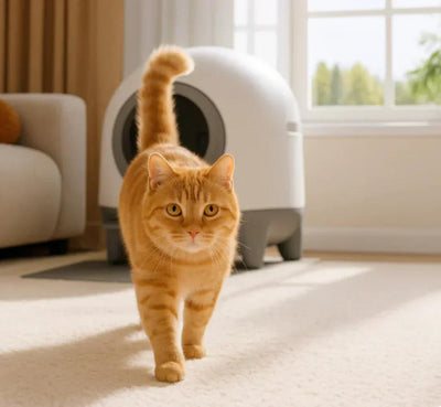 Warcat® Smart Cat Litter Box – Self-Cleaning & Odor-Free